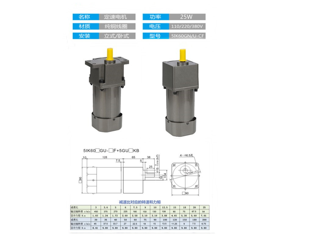 微型定速電機(jī) 微型定速電機(jī)